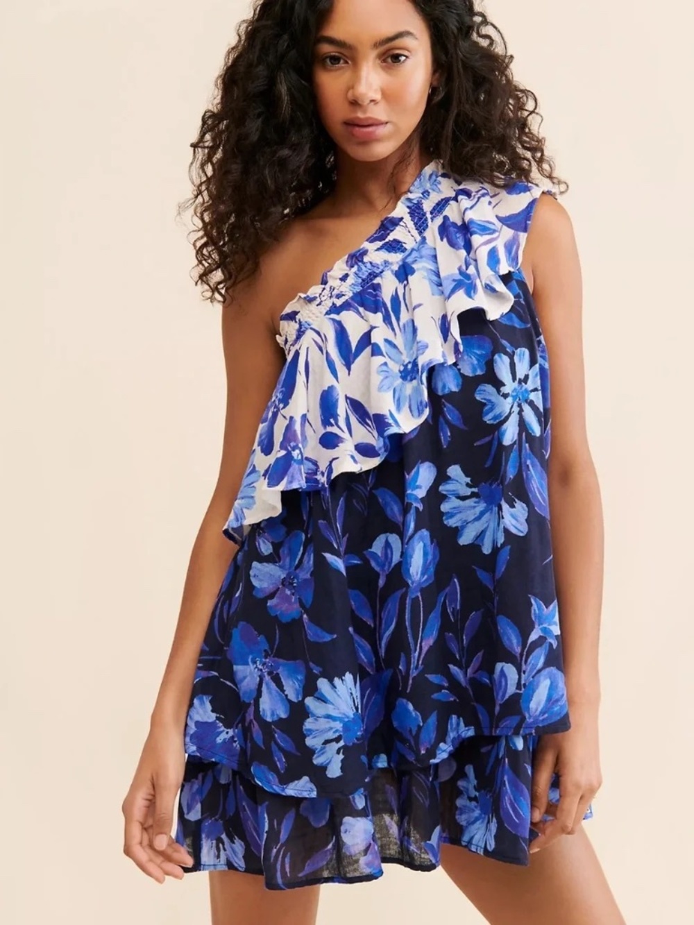 NWT Anthropologie One Shoulder Dress (Sz)